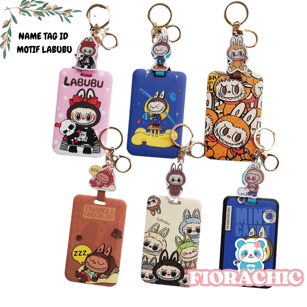 

FC- NAME TAG ID H780 CARD LAYARD HOLDER MOTIF LABUBU KAWAII UNTUK KARTU DAN PHOTOCARD CUTE