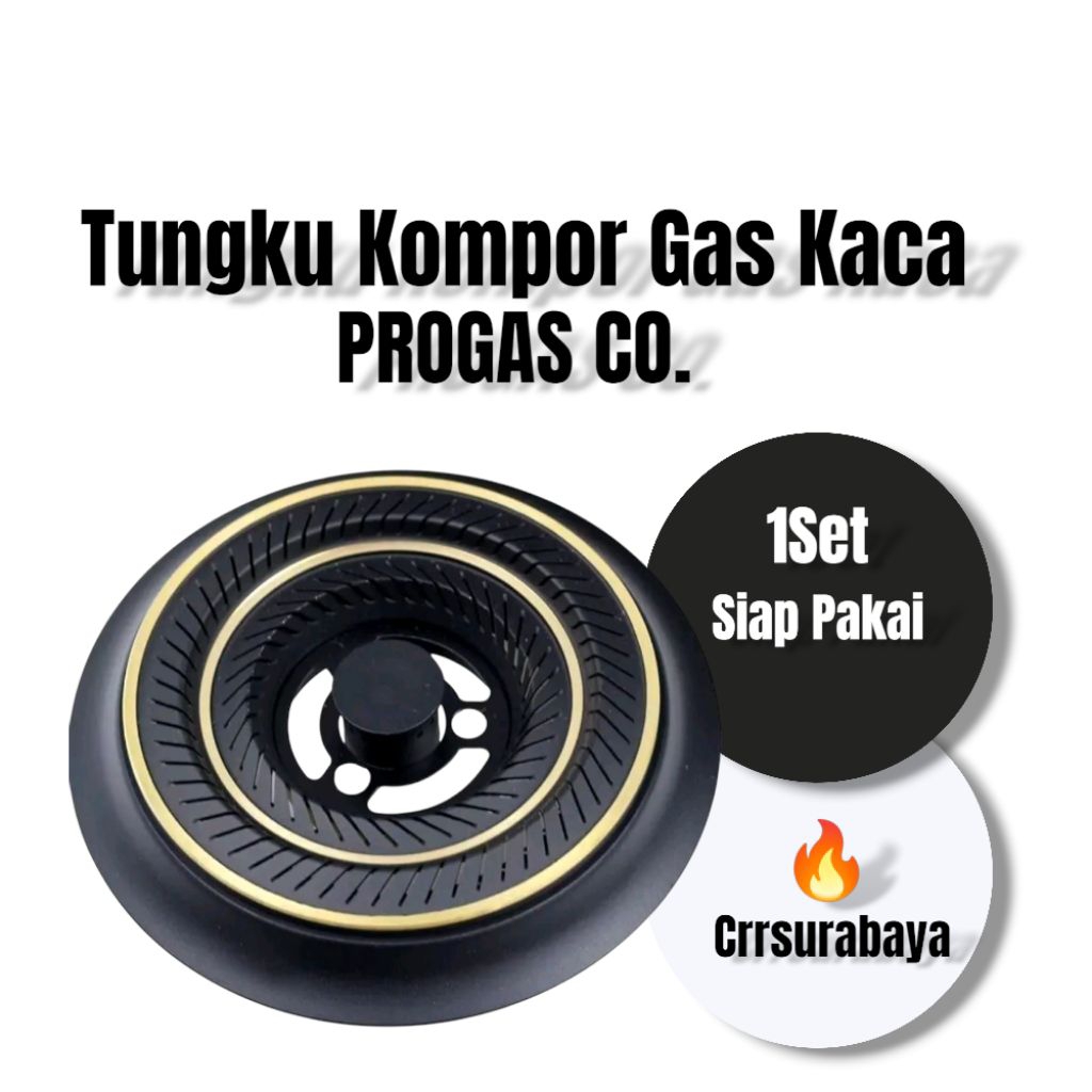 Set Burner Kompor Gas Tanam Progas Niko Domo Amor Sparepart Api Biru Kuat