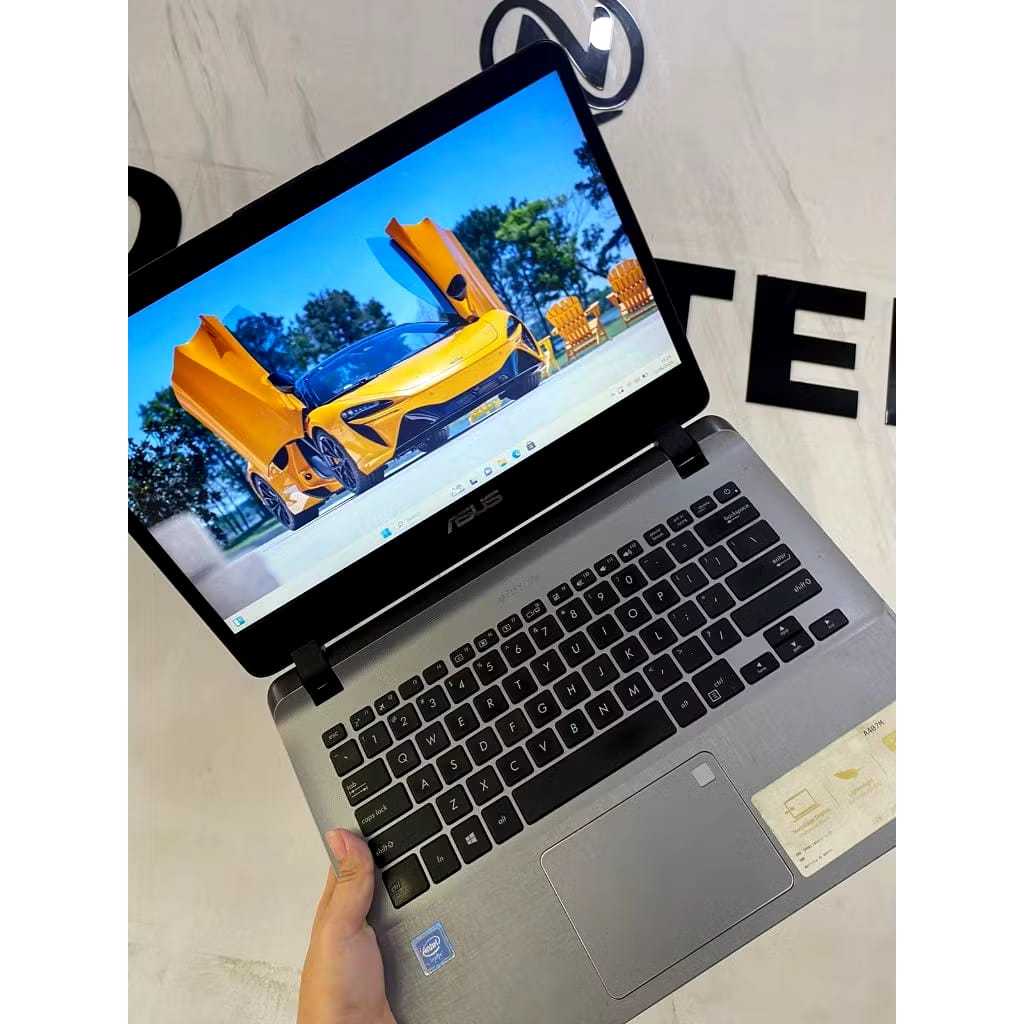 DIJUAL LAPTOP SECOND ASUS A407M INTEL CELERON N4000 CPU RAM 8 GB HDD 1 TB + SSD 128 GB