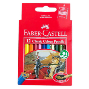 

Pensil Warna / Color Pencils Faber-Castell 12 Classic Color Pendek