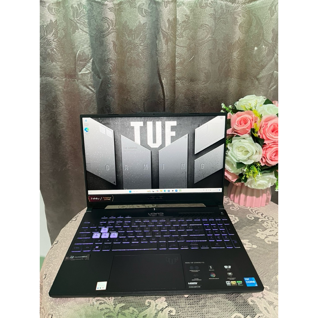 ASUS TUF GAMING F15. Prosesor Intel core i5. RAM 8 GB. SSD 512 GB. Windows 11.