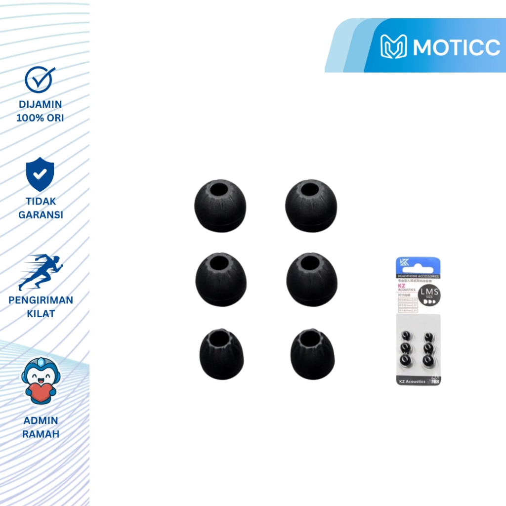 KZ Starline Eartips Silicone Ear Tips Earphone 3 Pair