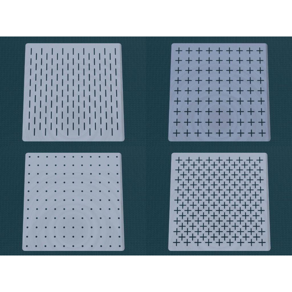 

Sashiko Template Mika Isi 4 Ukuran 11x11cm Set 1