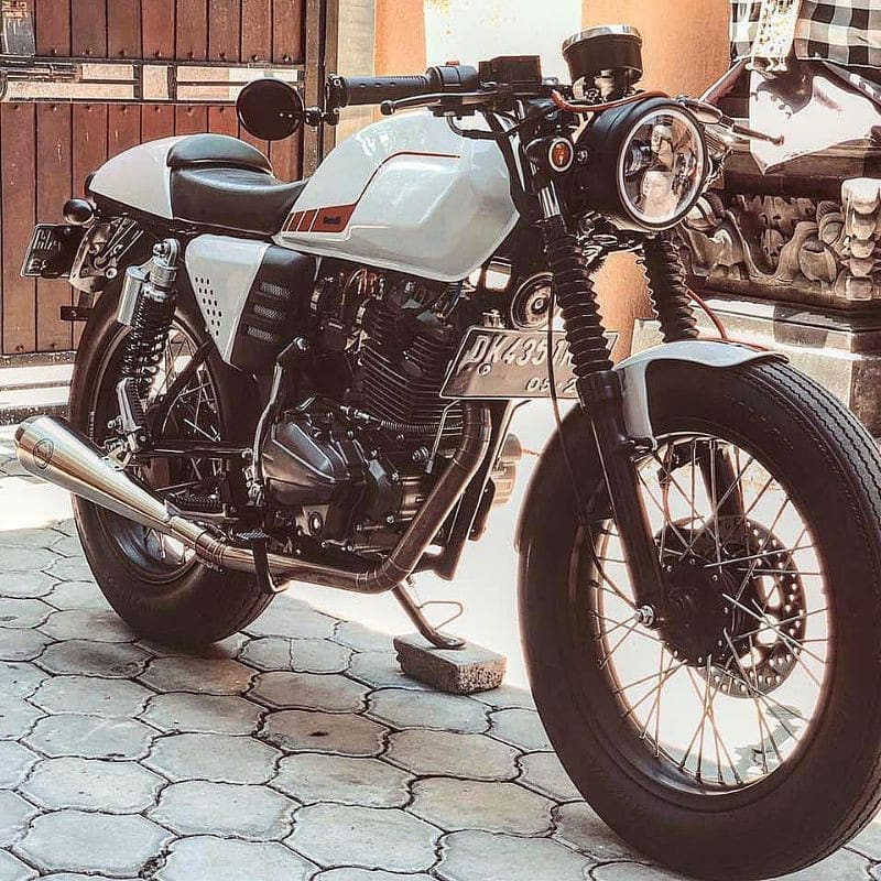 knalpot benelli motobi 152 full sistem - knalpot benelli 152 custom japstyle