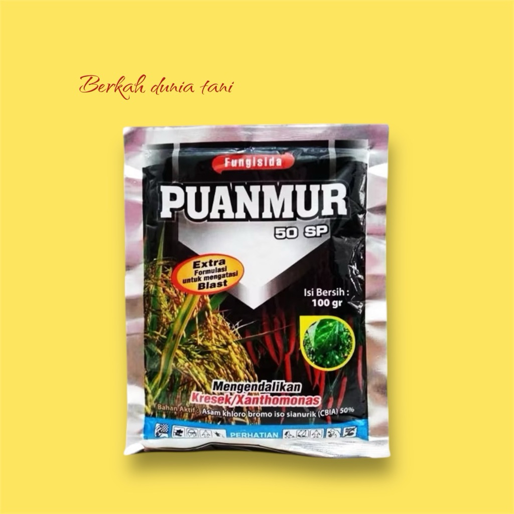 Puanmur 50 SP Fungisida & Bakterisida ~ 100 gram