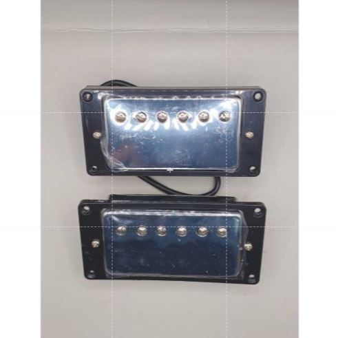 Pickup Guitar Humbucker Jinwoo Gibson Les Paul 1702 Kaleng Chrome