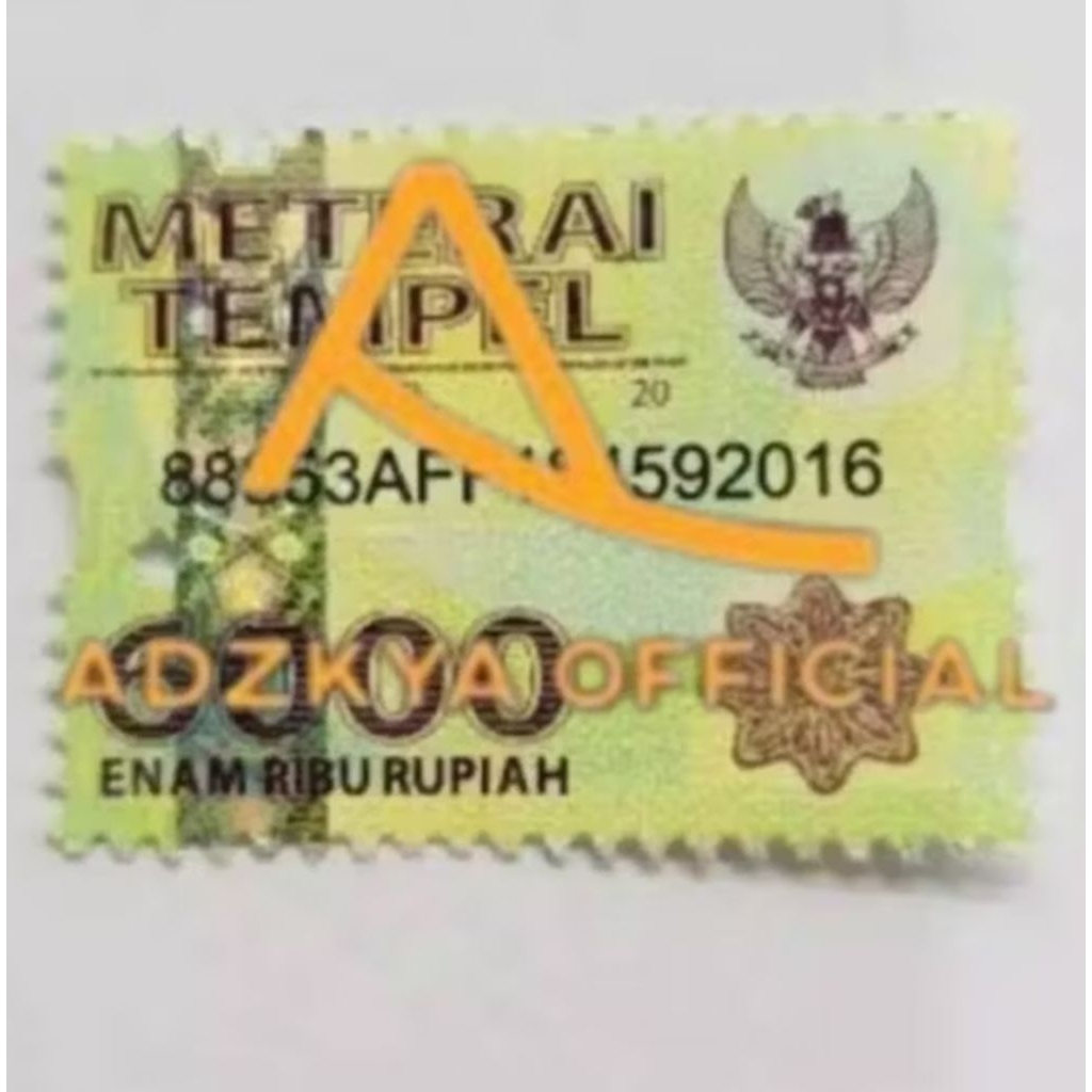 

Perangko 6000 per pcs