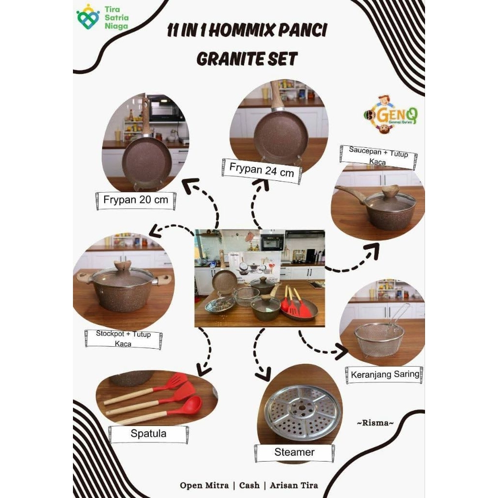 hommix granite/ panci granite