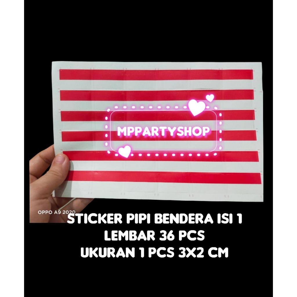 

stiker pipi dirgahayu indonesia ( 1LBR ) /stiker pipi