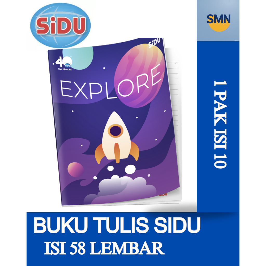 

BUKU SIDU ISI 38 / 58 LEMBAR 100% ORIGINAL