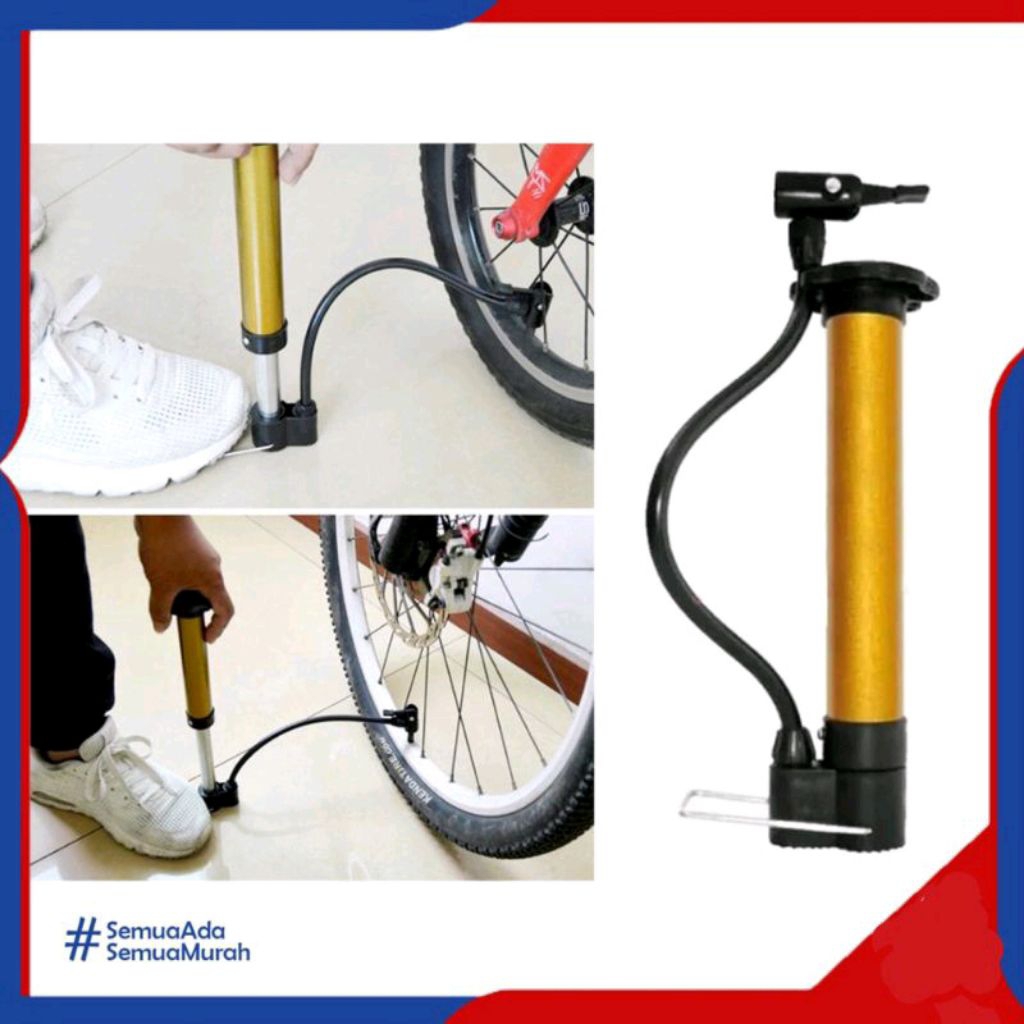 Pompa ban sepeda mini pompa ban mini motor hidrolis