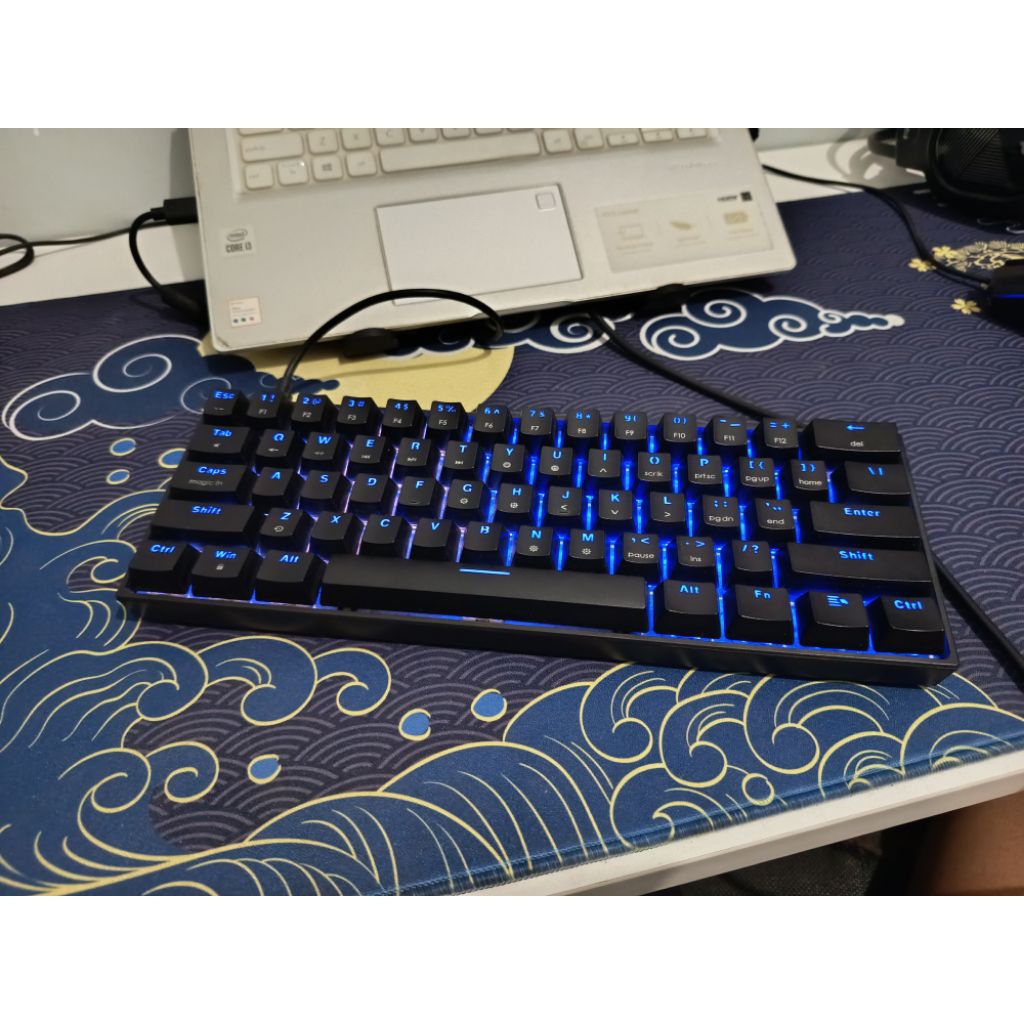 Keyboard Mechanical Fantech Maxfit61 Frost MK857 Second