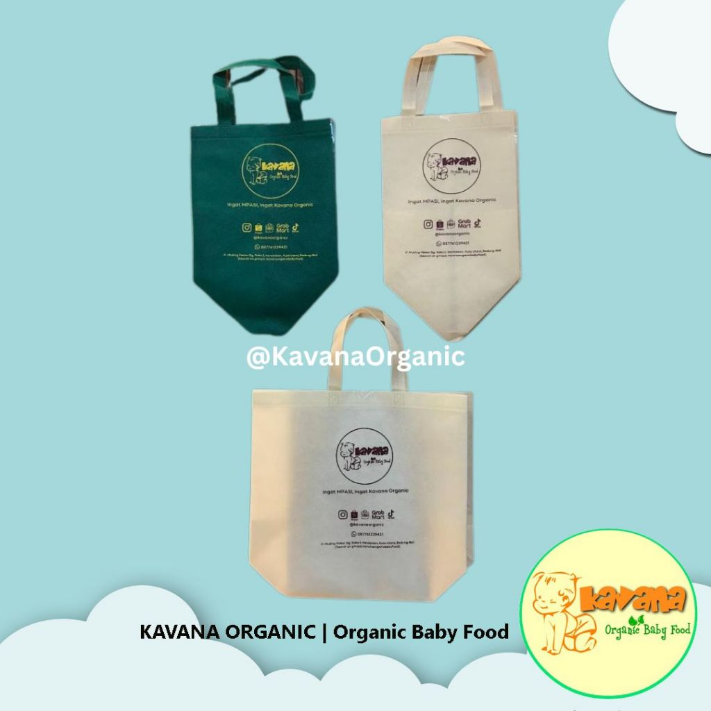 

Tas Belanja Kavana Organic Spunbond / Tas Hampers Gift Hadiah Kado