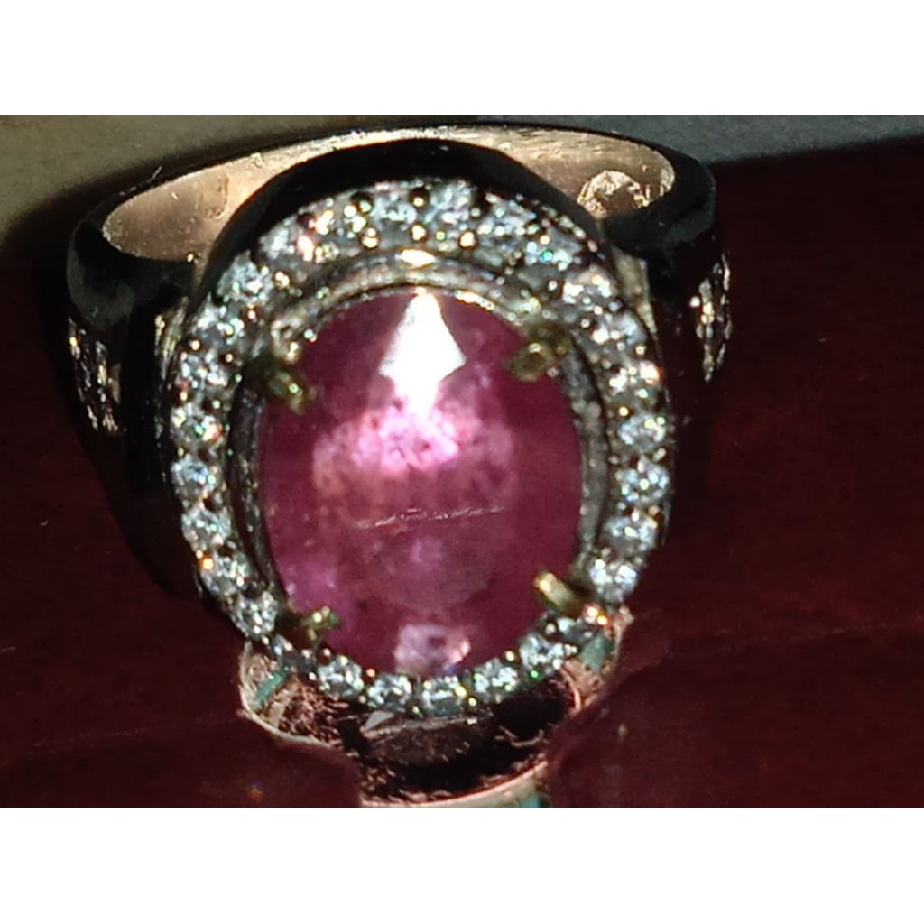 batu permata Ruby Burmese jumbo natural