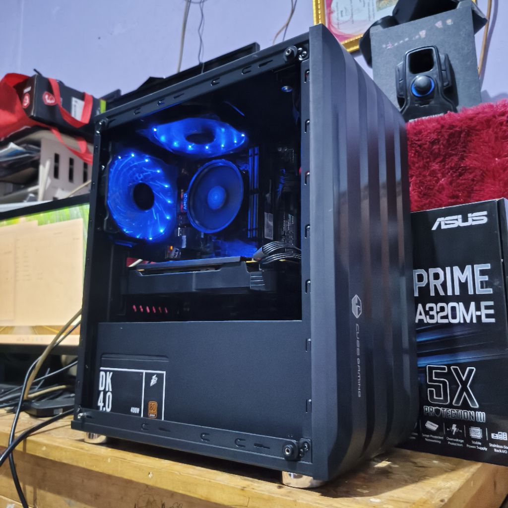 PC GAMING AMD RYZEN 5 1600 6 CORE 12 THREAD VGA RX 570 4GB RAM 16GB