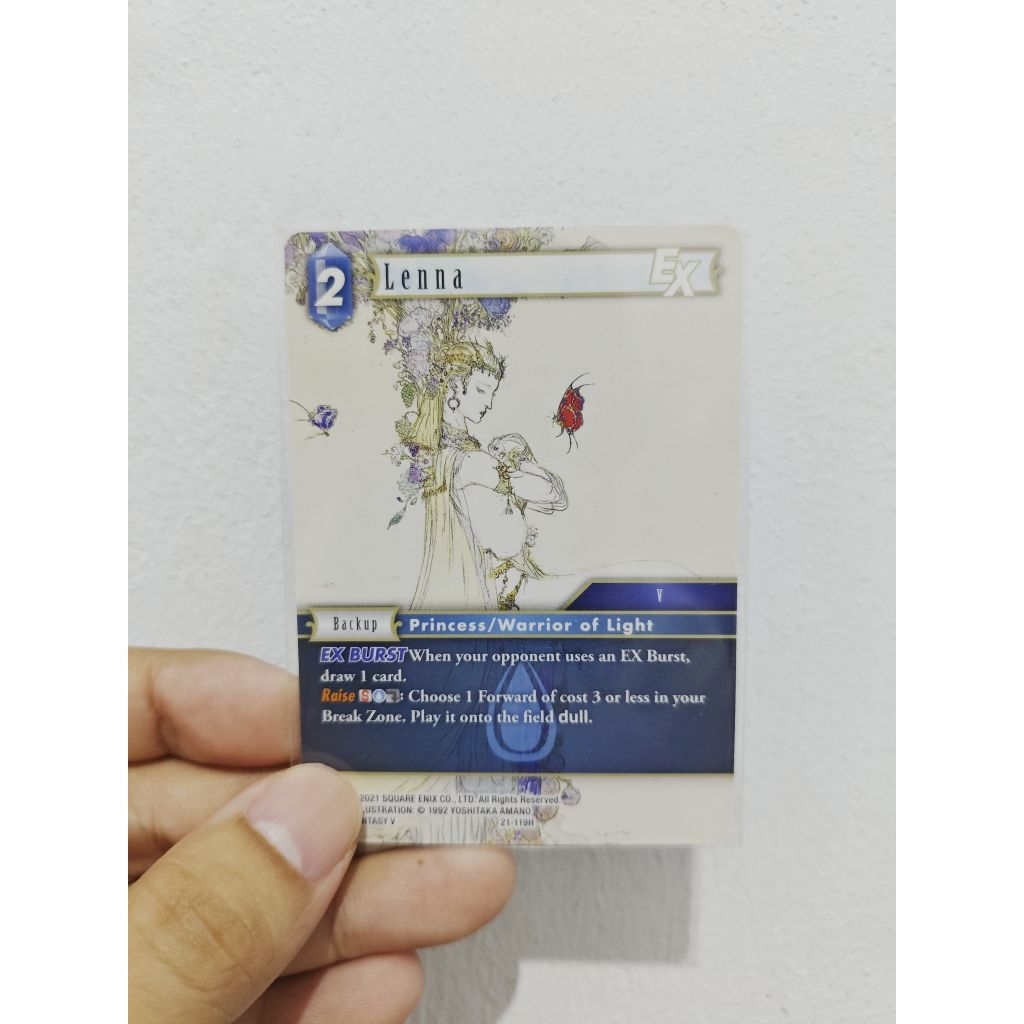 final fantasy tcg lenna yoshitaka amano