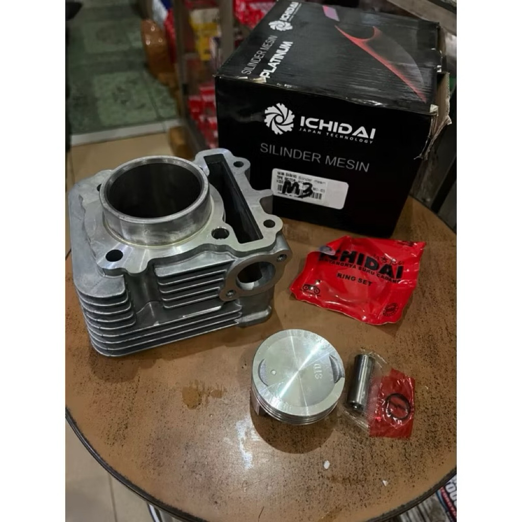 BLOK MESIN SET COMPLETE PISTON KIT MIO M3 MIO 125 MIO CW X RIDE KODE 2PH
