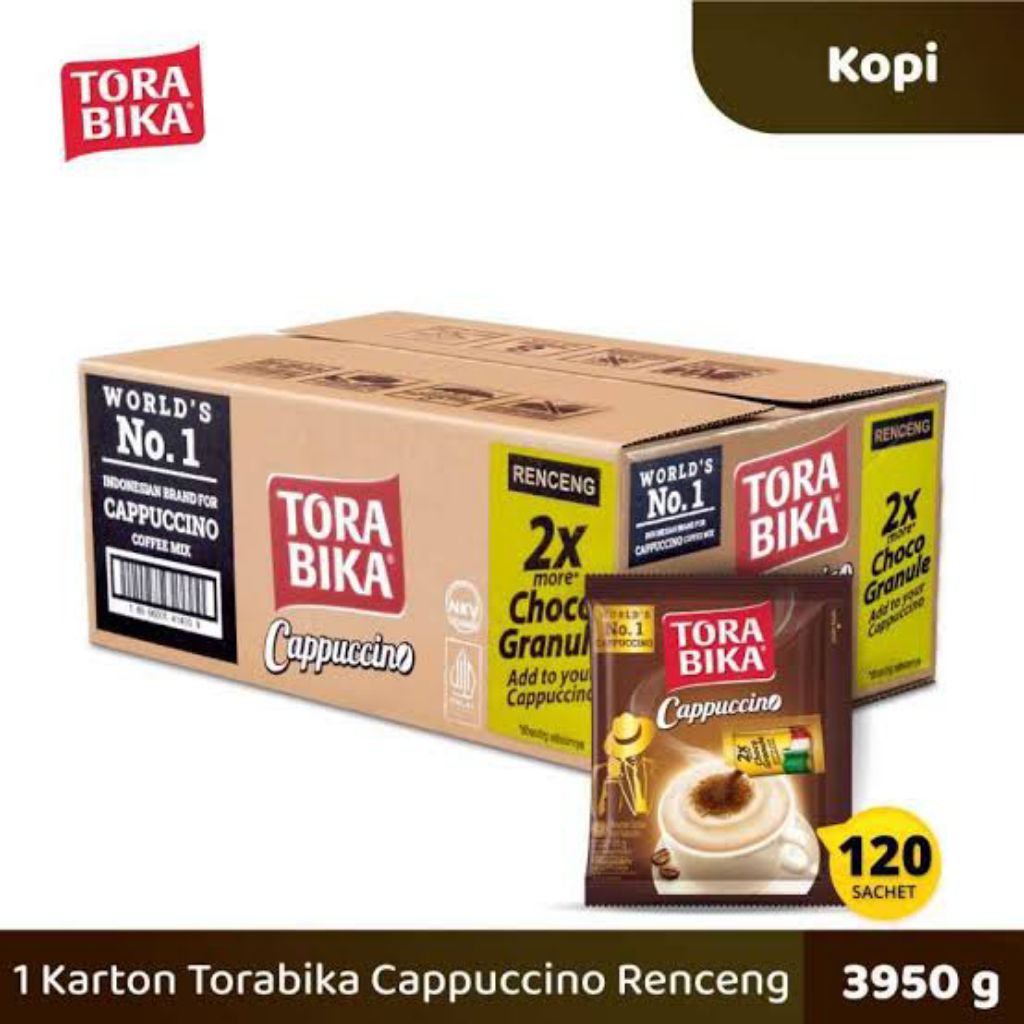 

TORABIKA CAPPUCINO 1 DUS GRATIS MALKIST 60 PCS