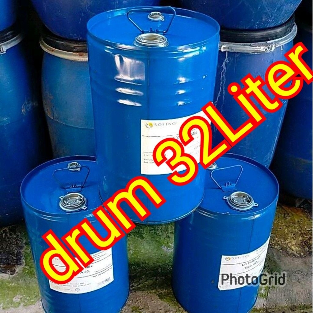 tong bensin 30Liter tebal.drum besi 30Liter.kapasitas max 32Liter..mulus tebal