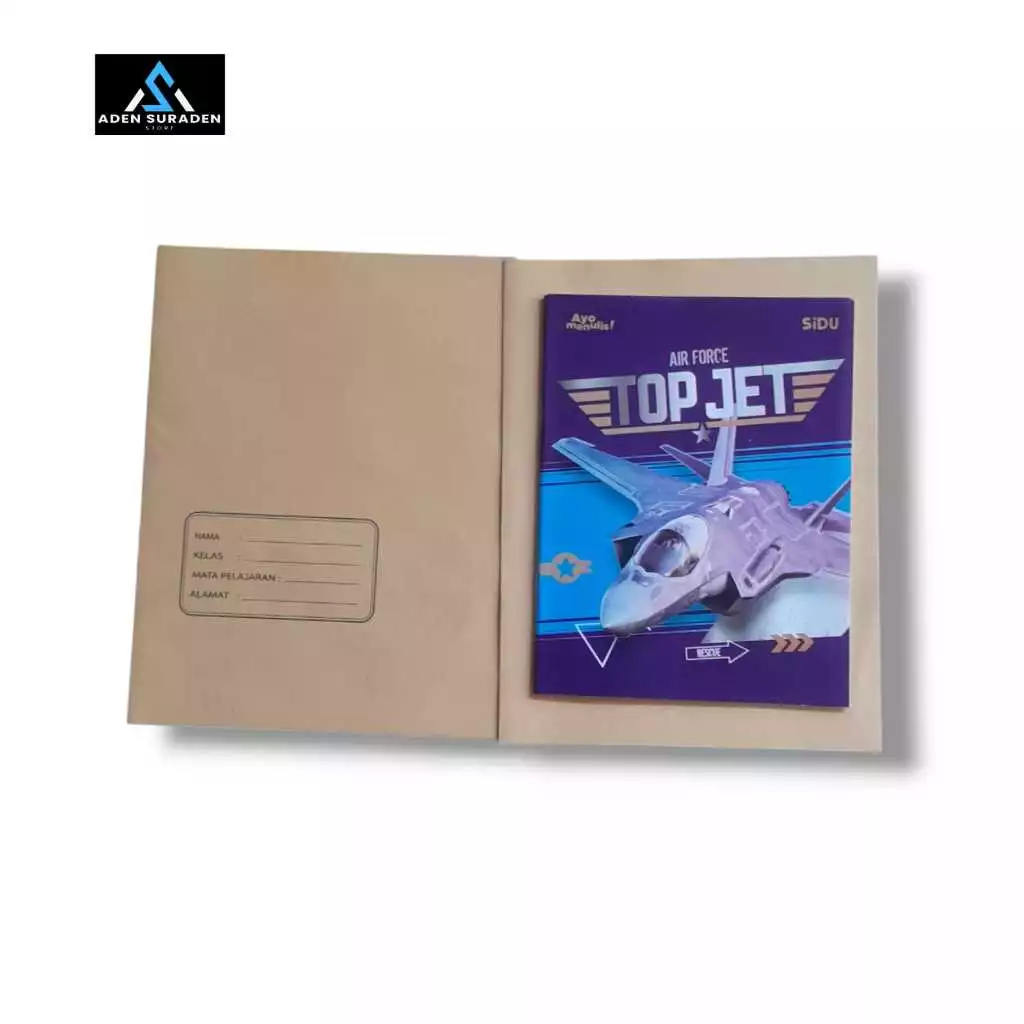 

Sampul Buku Coklat Nama/Bening Polos Ukuran Quarto/Boxy (20 Lembar) - Pack