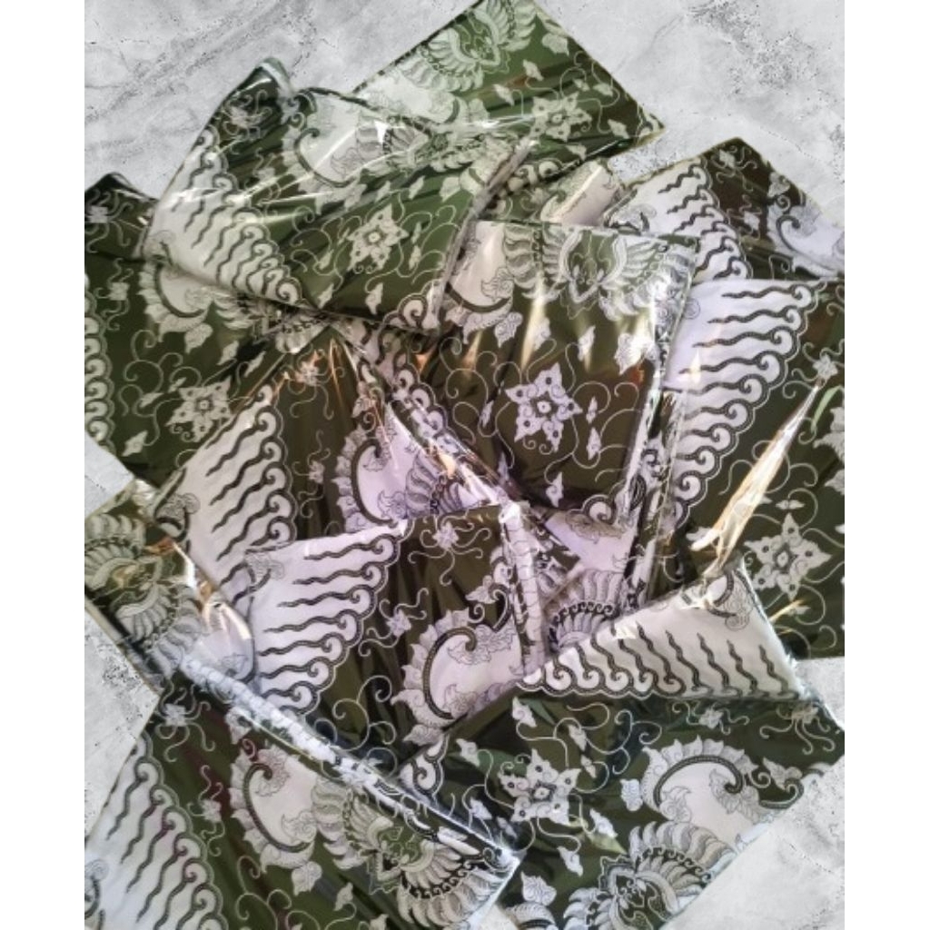 Kain Batik PGRI Untuk Satu baju udah ada polanya bahan batik motif PGRI termurah dan terlaris