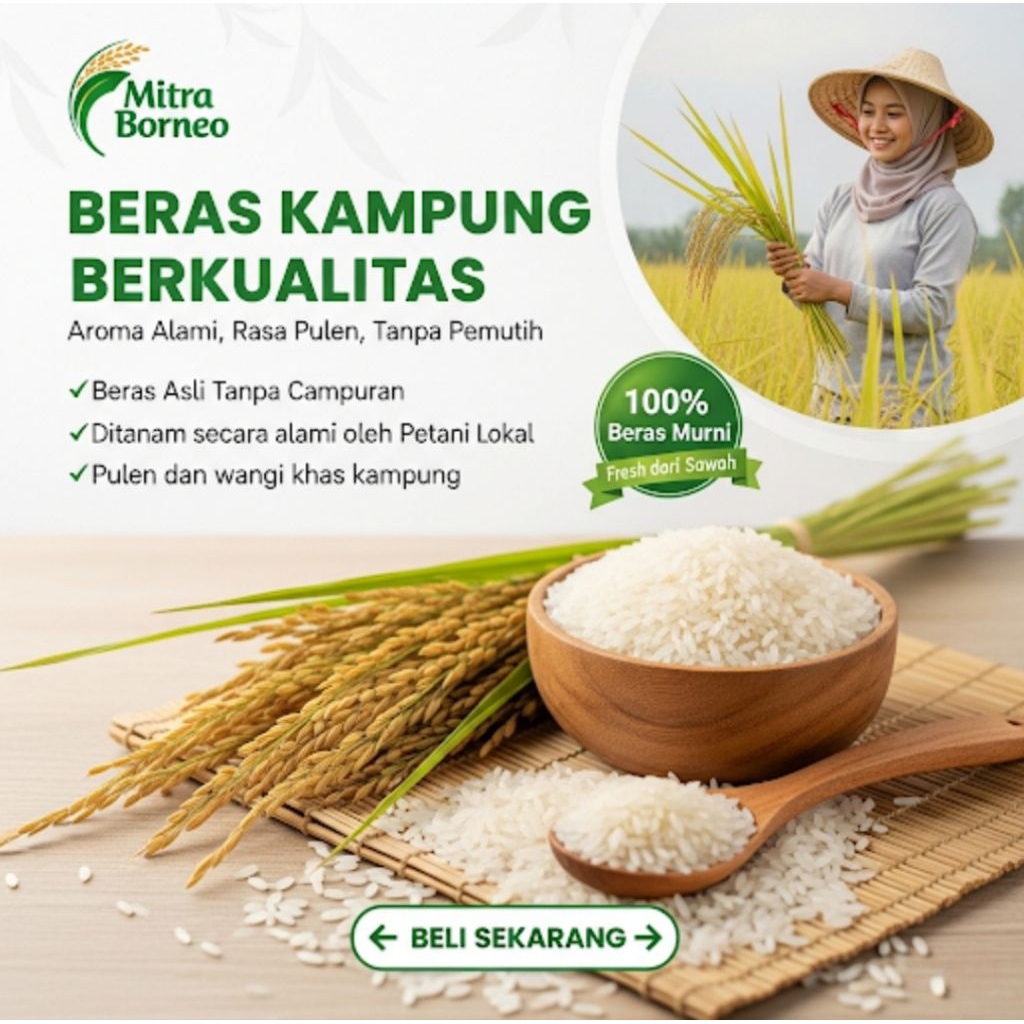 

Beras Kampung Lokal – Cita Rasa Asli Nusantara