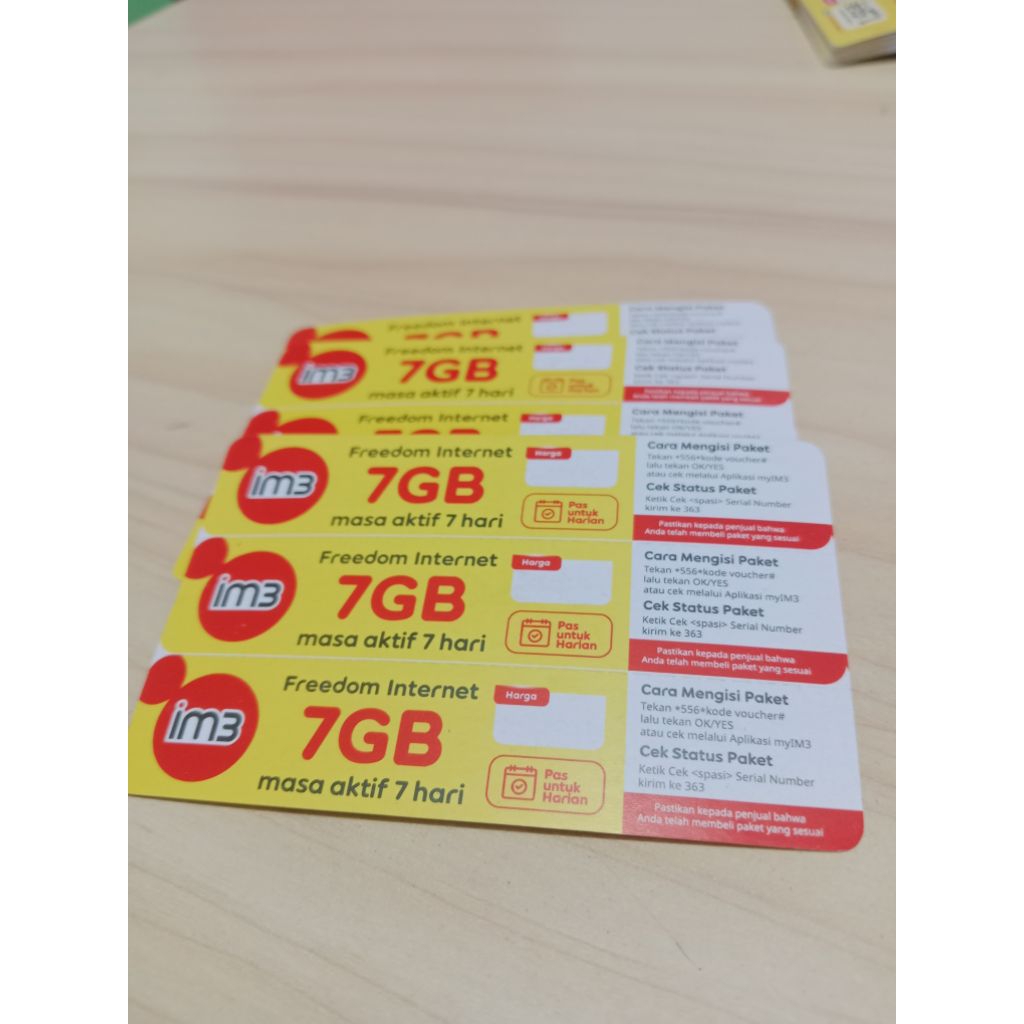 voucher Indosat 3 GB 1 Hari - Nasional