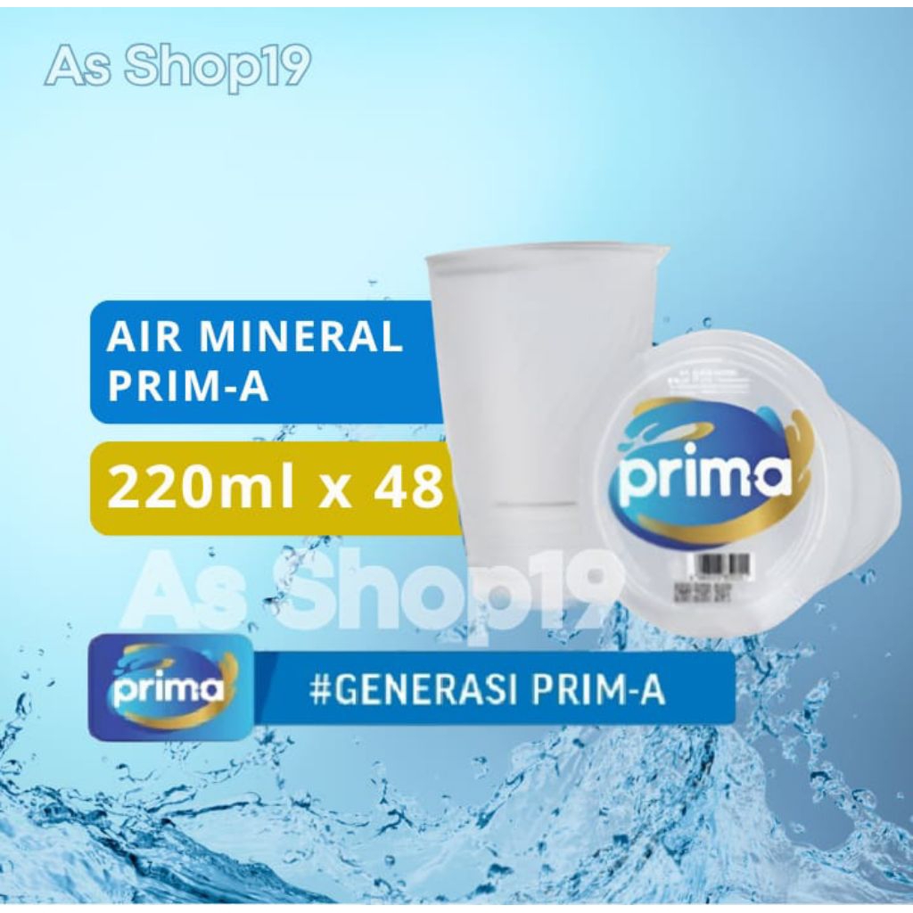 

Air Mineral Prima 220 ml isi 48 pcs - Kemasan Gelas
