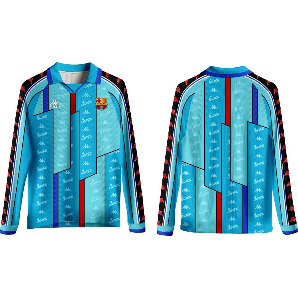 Jersey  FC Brclna Kappa Long Sleeve, Retro Collection Terbaru