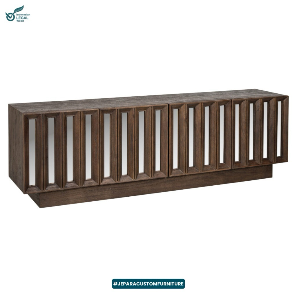 MEJA TV KABINET KLASIK CUSTOM KAYU JATI