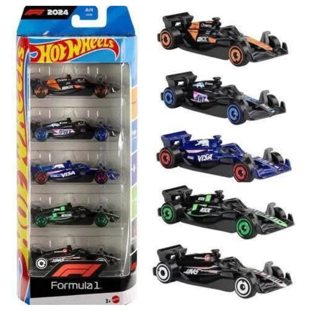 Hot Wheels Gift Pack 5 Formula 1 isi 5pcs Murah
