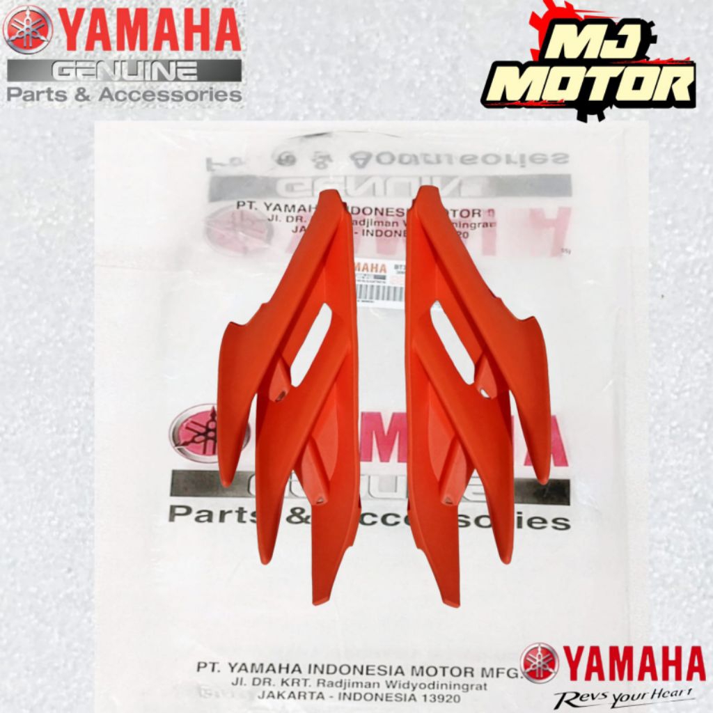 COVER KONTAK KECIL KANAN KIRI JUPITER MX NEW 135 ORIGINAL YAMAHA ORANGE