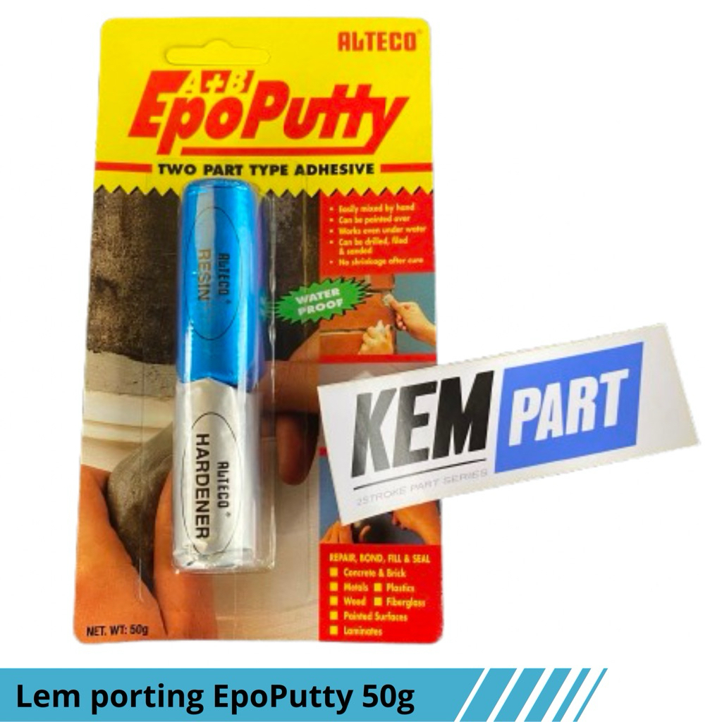Lem Epo Putty Tahan Bensin Panas Lem Kapal Lem Porting 15gr 50gr