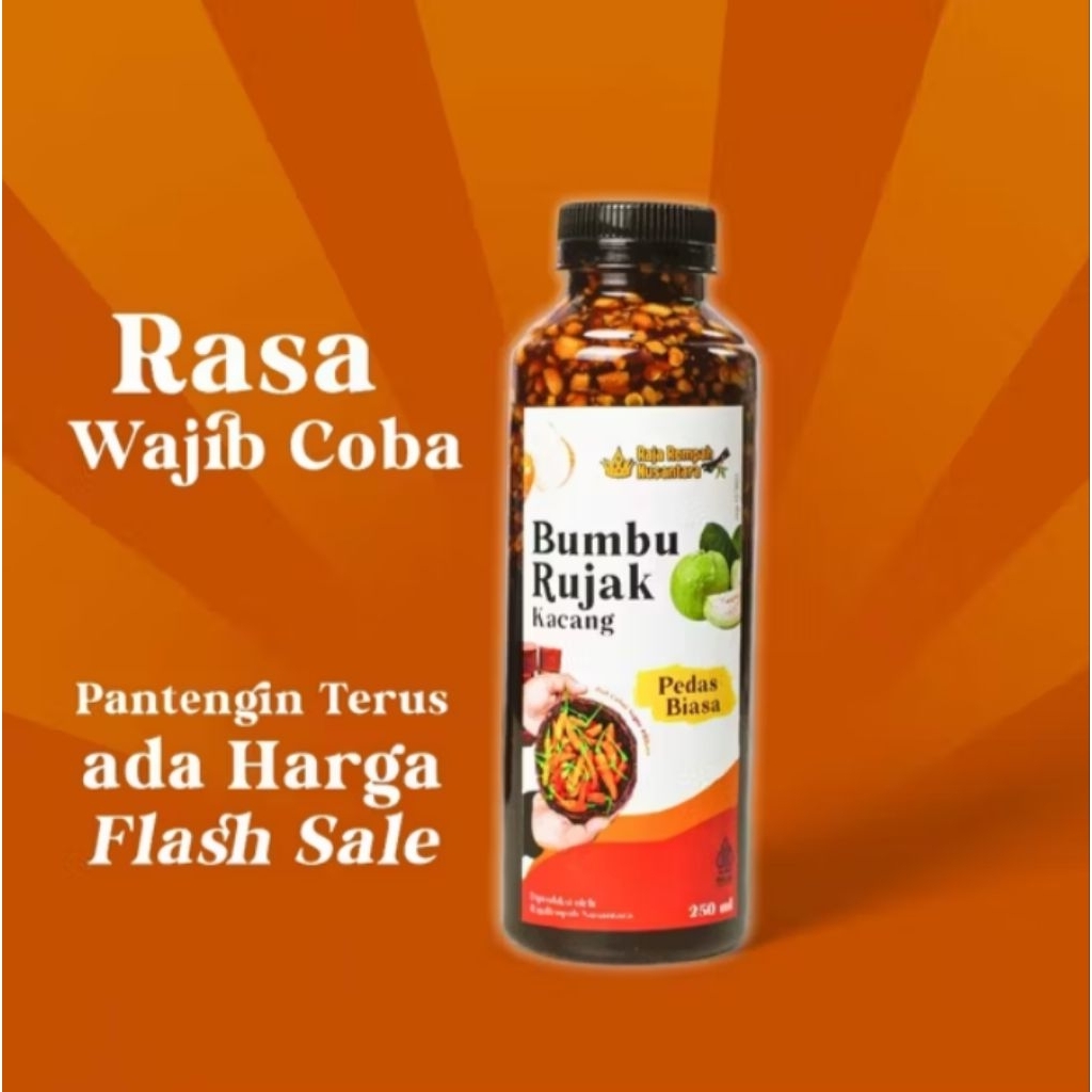 

Bumbu Rujak Kacang Varian Extra Pedas Bumbu Rujak Kental