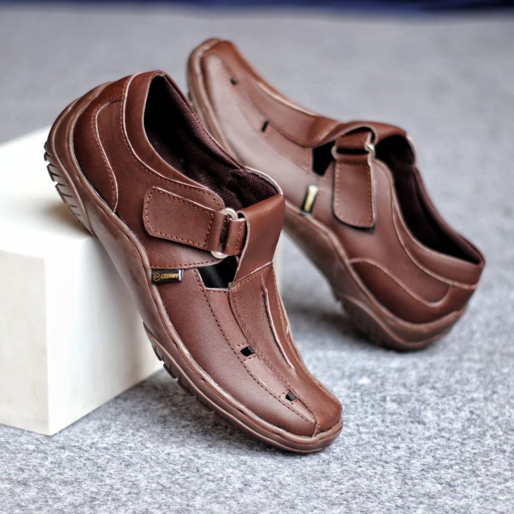 Sepatu Pria Cevany Draken Original Kulit Asli