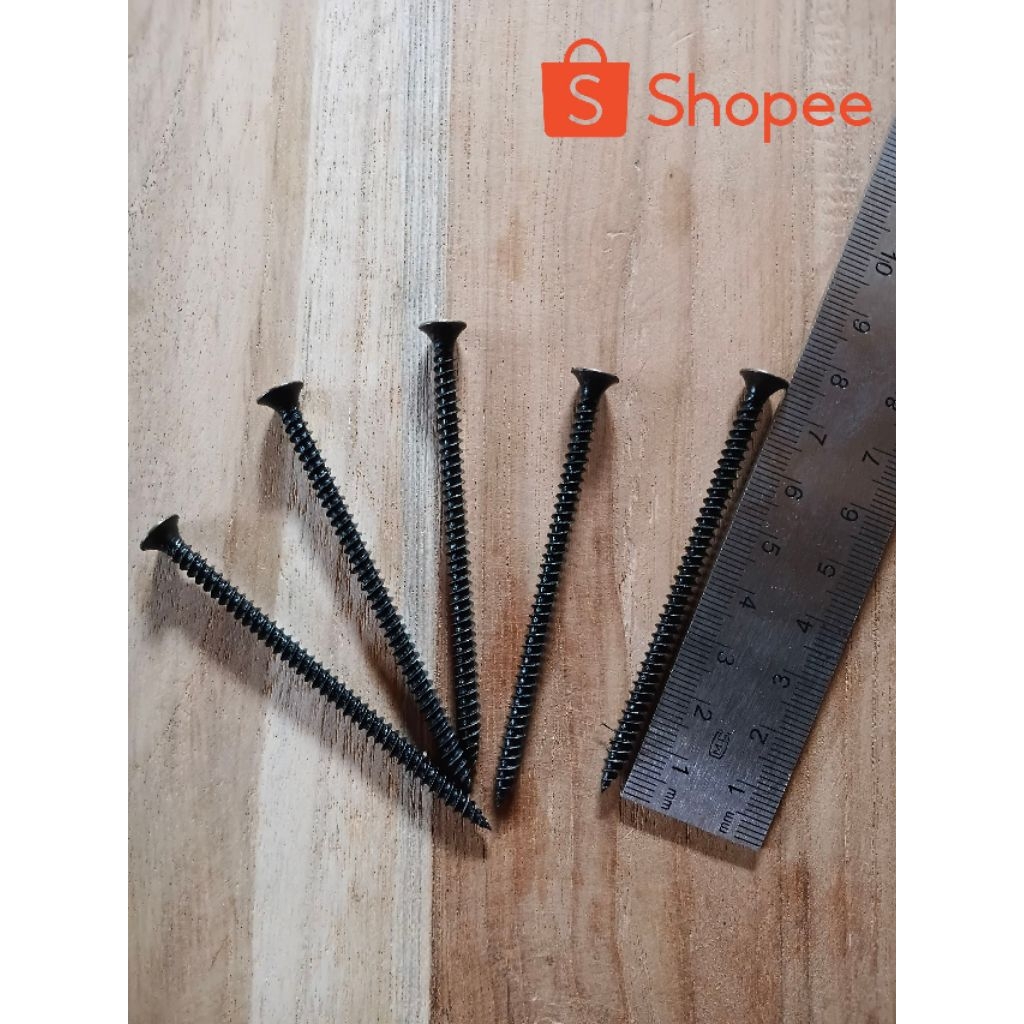 Sekrup Hitam Baja 7cm – Baut Kayu Kuat untuk Konstruksi