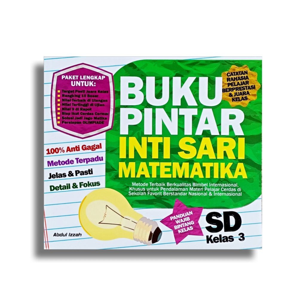 Buku Pelajaran SD: Buku Pintar Inti Sari MATEMATIKA SD Kelas 3