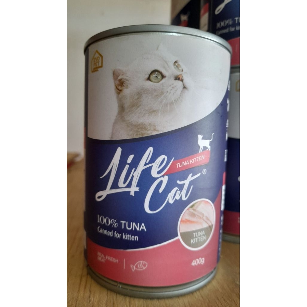

LIFE CAT makanan kucing Kaleng Adult & Kitten 400gr