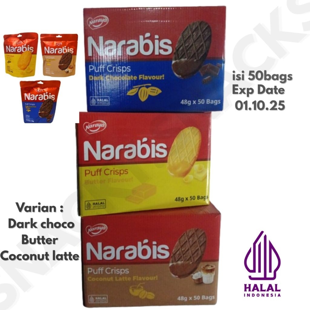 

Narabis Puff Crisp Carton 48gx50bags