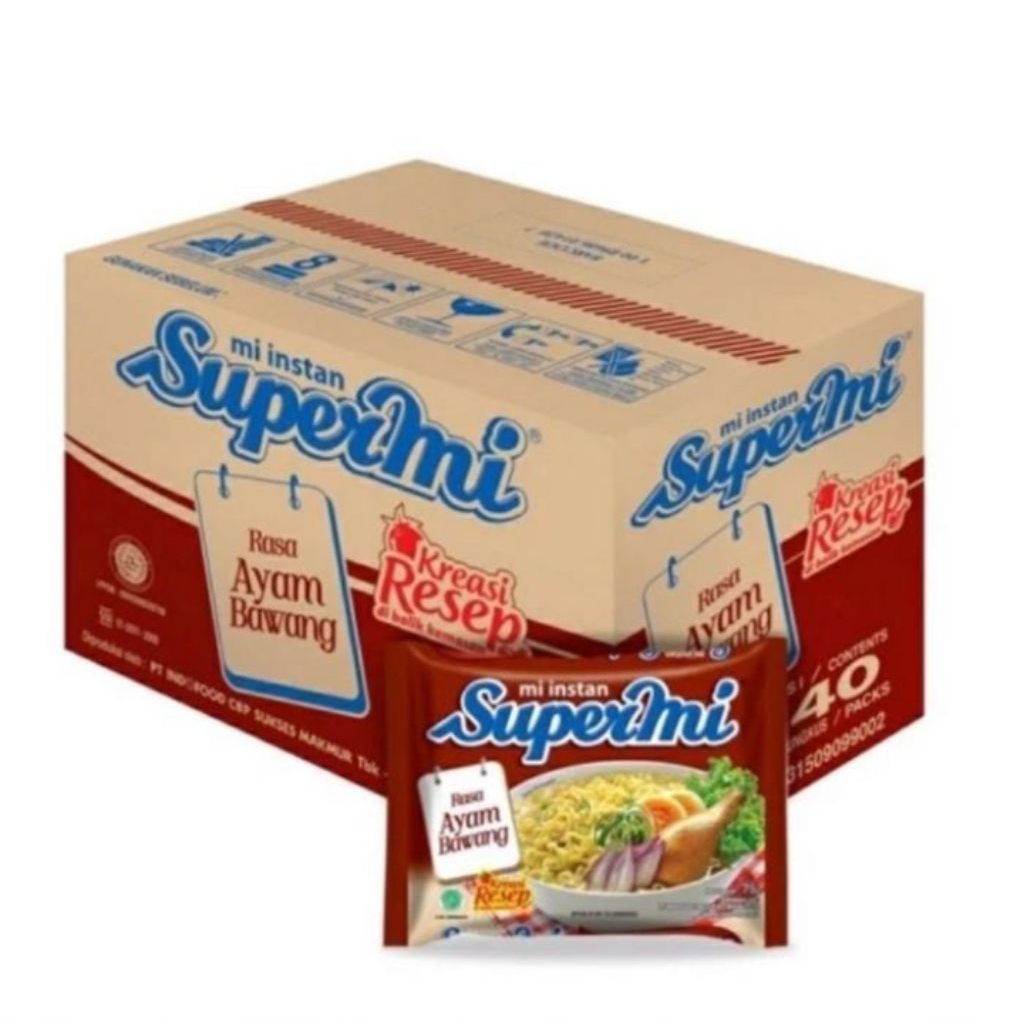 

Supermi Ayam Bawang - 1Dus isi 40 pcs