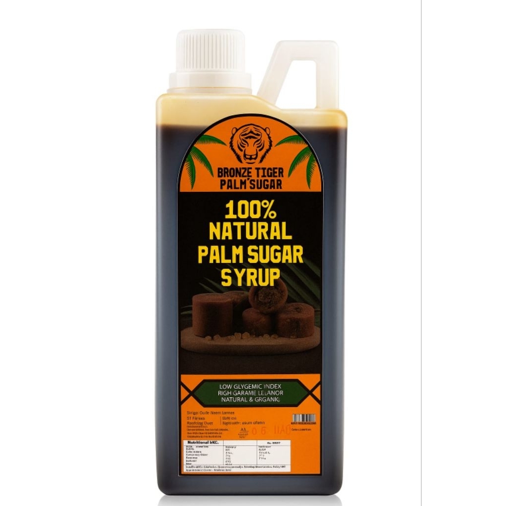 

Bronze Tiger Palm Sugar Syrup 1L – 100% Alami & Tanpa Pengawet