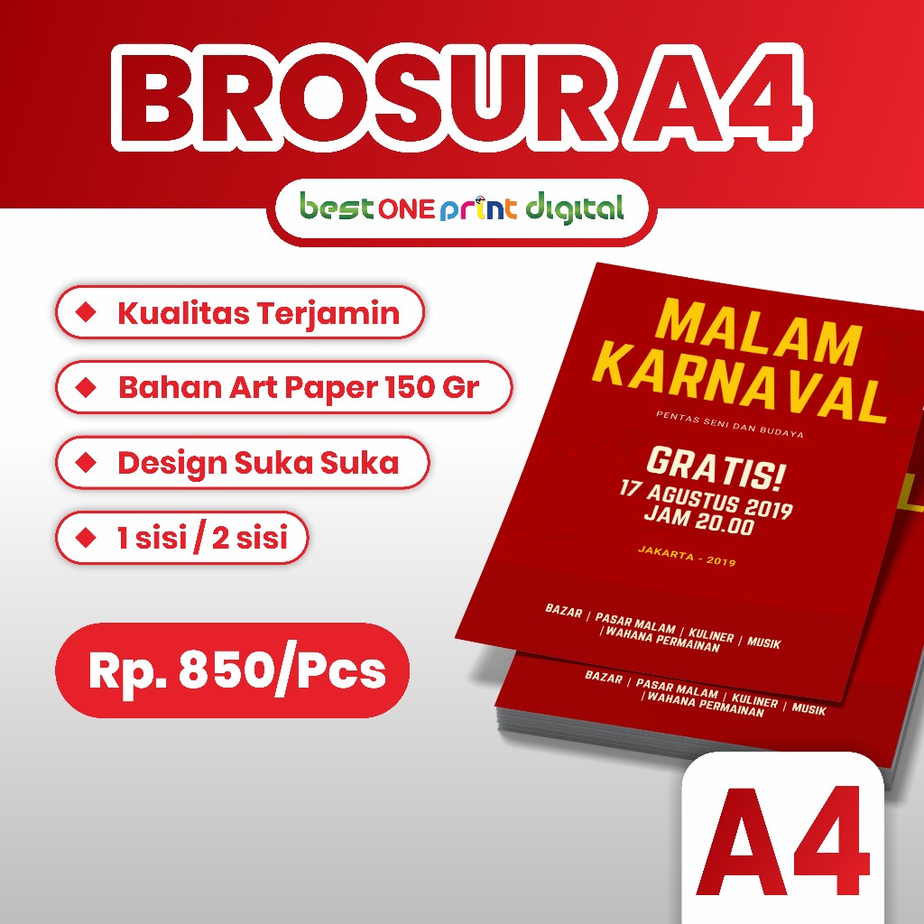 

Cetak Brosur A4 Harga Murah | Hasil Tajam | Kertas Tebal