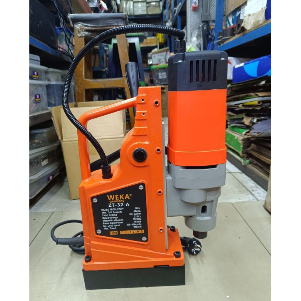 mesin bor magnet 32 mm weka magnetic drill