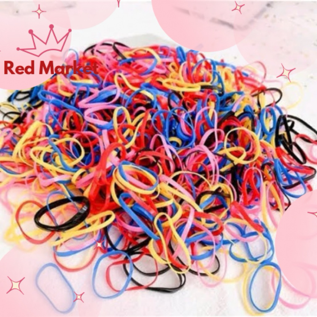 

-TOKO RED MARKET- KARET GELANG 200 GRAM IKAT RAMBUT KARET