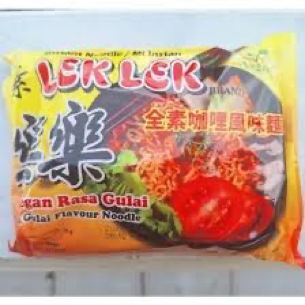 

Mie Lek Lek Vegan Vegetarian Halal Gulai 75gr