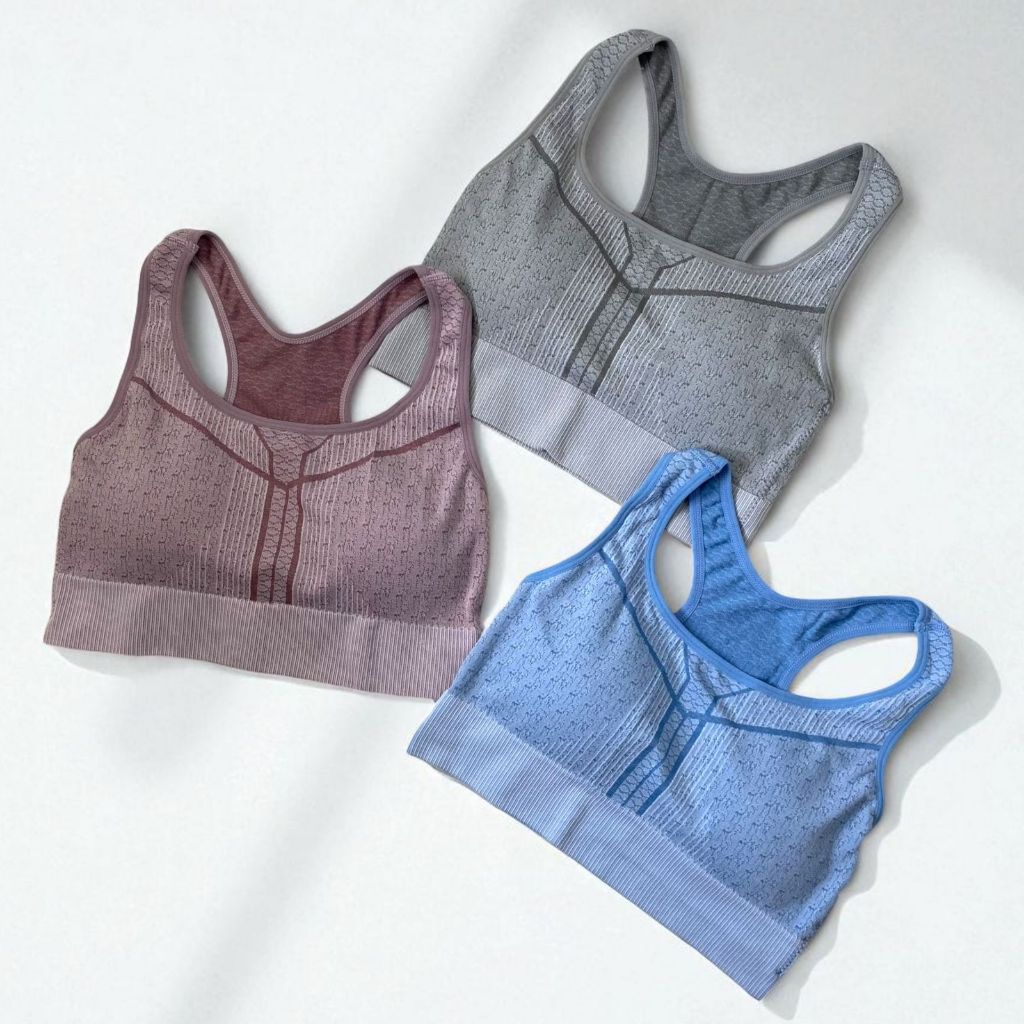 BH Sport Wanita FELANCY 040017 - Tanpa Kawat - Tanpa Kait - Size M L XL - Sport Bra Felancy