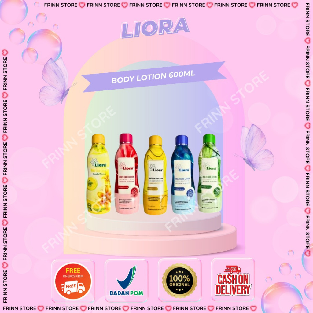 LIORA - BODY LOTION 600ML ALL VARIANT