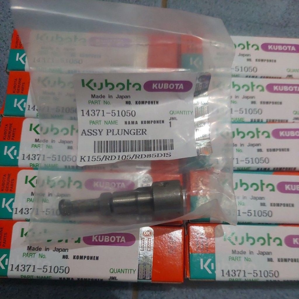 PLUNGER K155 KUBOTA RD85 DI S NEW / RD105