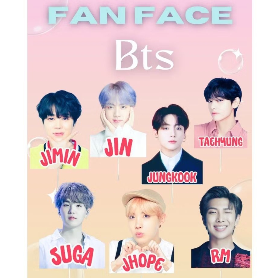 fan face / kipas wajah BTS / DK