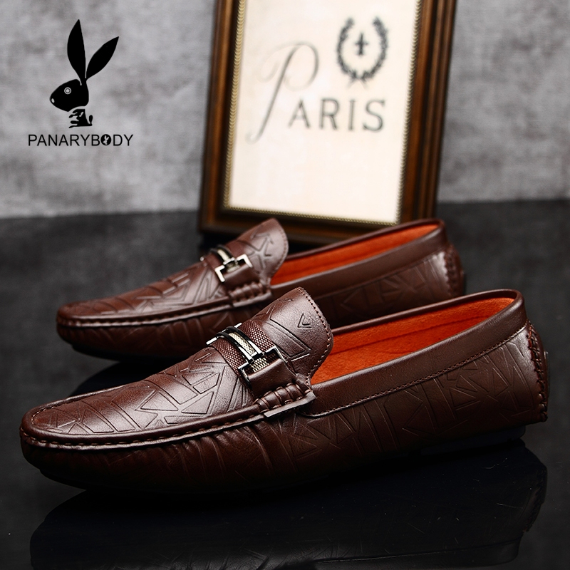 epatu Cowok Formal Kerja Gaya Classic Formal Sepatu Pria Sepatu Loafers Kuliah JH1909 Impor